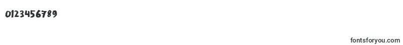 Danska Regular Font – Fonts for Numbers and Digits