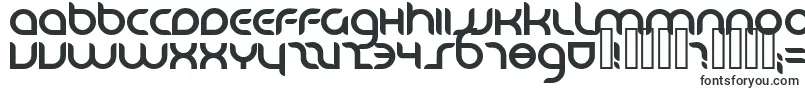 DANUBE  -fontti – neliönmuotoiset fontit