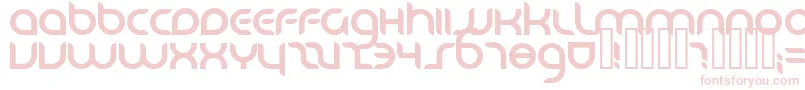フォントDANUBE   – ピンクのフォント