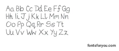 フォントDarius Gardner s Handwriting Regular 3