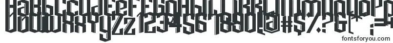 Шрифт Dark Knight – шрифты для КОМПАС-3D
