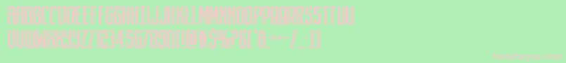 darkdominion Font – Pink Fonts on Green Background