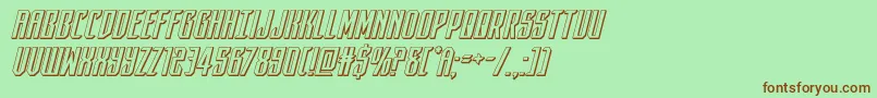 More about darkdominion3dital Font darkdominion3dital Font – Brown Fonts on Green Background