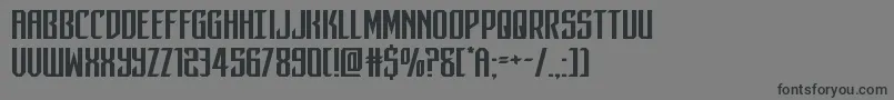 darkdominionexpand Font – Black Fonts on Gray Background