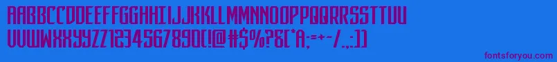 Шрифт darkdominionexpand – фиолетовые шрифты на синем фоне