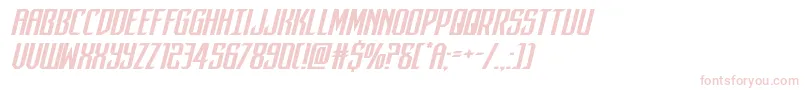 darkdominionexpandital Font – Pink Fonts on White Background