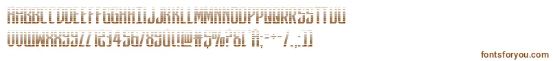 Шрифт darkdominiongrad – коричневые шрифты на белом фоне