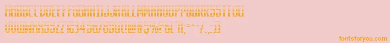 darkdominiongrad Font – Orange Fonts on Pink Background