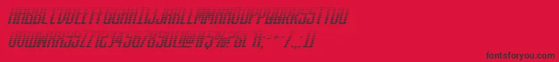 darkdominiongradital Font – Black Fonts on Red Background