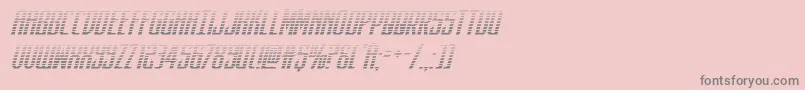 darkdominiongradital Font – Gray Fonts on Pink Background