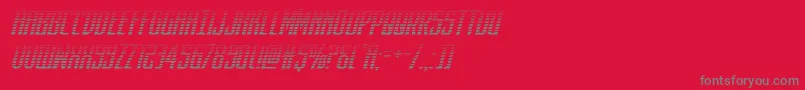 darkdominiongradital Font – Gray Fonts on Red Background