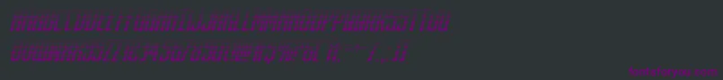 Шрифт darkdominiongradital – фиолетовые шрифты на чёрном фоне