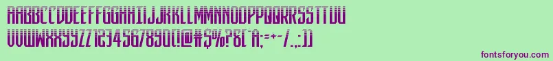 darkdominionhalf Font – Purple Fonts on Green Background