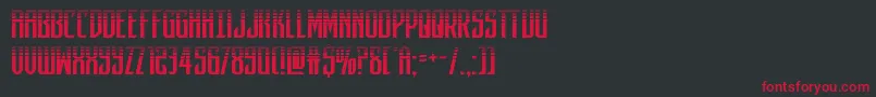 darkdominionhalf Font – Red Fonts on Black Background