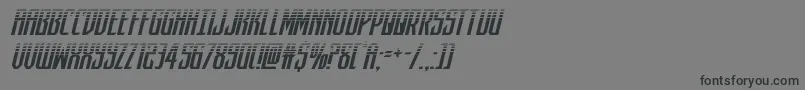 darkdominionhalfital Font – Black Fonts on Gray Background