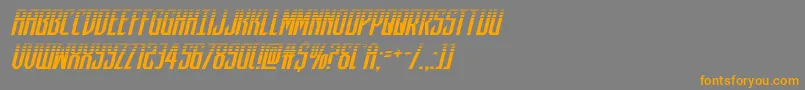 darkdominionhalfital-fontti – oranssit fontit harmaalla taustalla