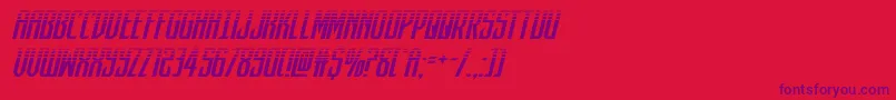 darkdominionhalfital Font – Purple Fonts on Red Background