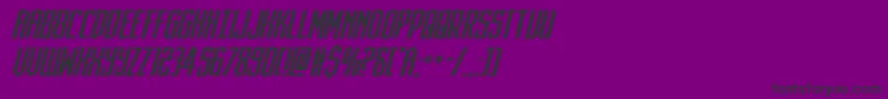 Fonte darkdominionital – fontes pretas em um fundo violeta