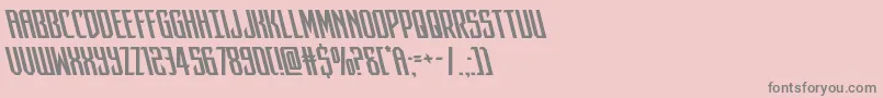 darkdominionleft Font – Gray Fonts on Pink Background