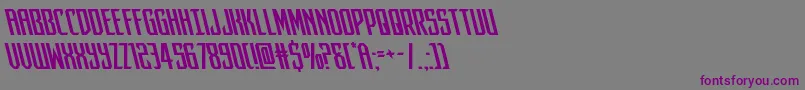 darkdominionleft Font – Purple Fonts on Gray Background