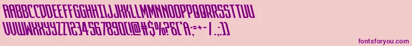 darkdominionleft Font – Purple Fonts on Pink Background
