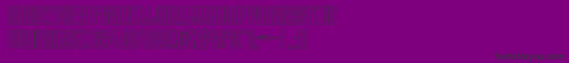 darkdominionout Font – Black Fonts on Purple Background