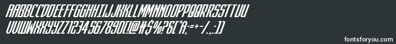 darkdominionsuperital Font – White Fonts