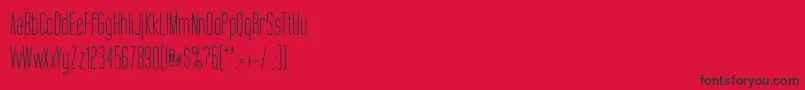 DarkoftheMoon Regular Font – Black Fonts on Red Background
