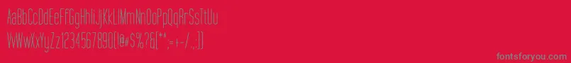 DarkoftheMoon Regular Font – Gray Fonts on Red Background