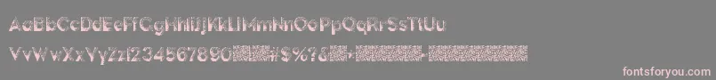 DarkPapers Font – Pink Fonts on Gray Background