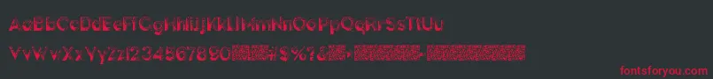 fuente DarkPapers – Fuentes Rojas Sobre Fondo Negro
