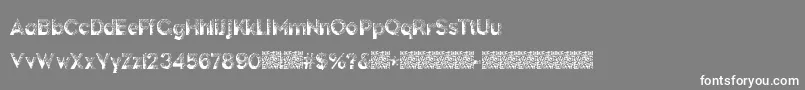 DarkPapers Font – White Fonts on Gray Background