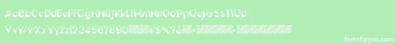 DarkPapers Font – White Fonts on Green Background