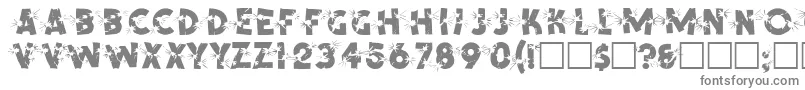 Шрифт SpencerRegular – серые шрифты на белом фоне