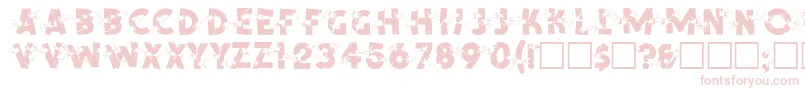 フォントSpencerRegular – ピンクのフォント