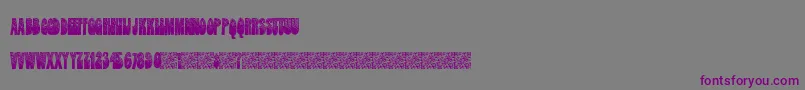 Шрифт DarkStarz – фиолетовые шрифты на сером фоне