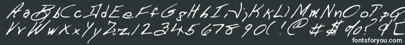 Шрифт DART     – белые шрифты
