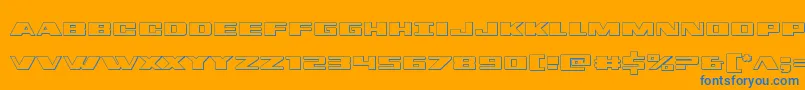 Шрифт dassault3d – синие шрифты на оранжевом фоне