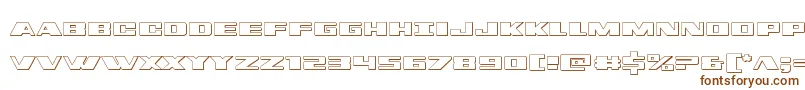 dassault3d Font – Brown Fonts on White Background