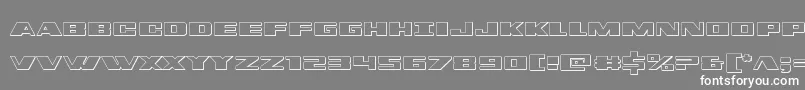 dassault3d Font – White Fonts on Gray Background