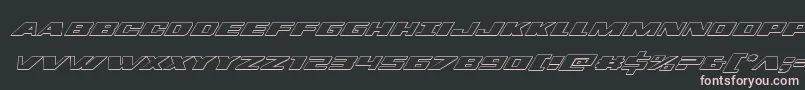 dassault3dital Font – Pink Fonts on Black Background