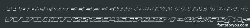 dassault3dital-Schriftart – Weiße Schriften