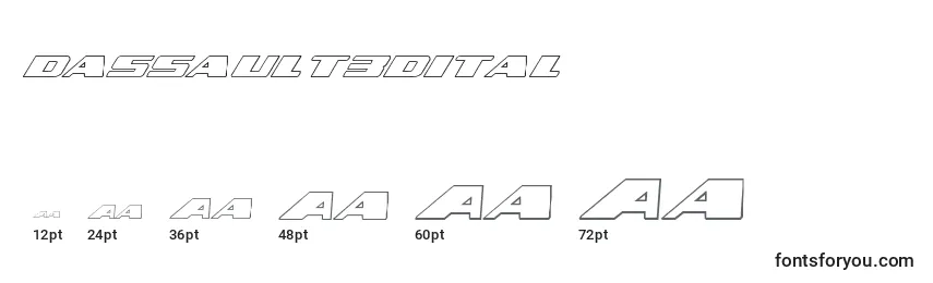 Tailles de police Dassault3dital (124536)