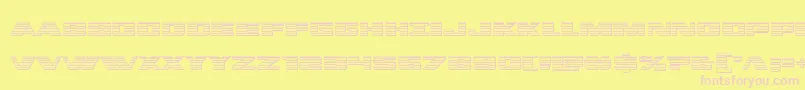 dassaultchrome Font – Pink Fonts on Yellow Background