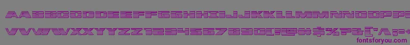 dassaultchrome Font – Purple Fonts on Gray Background