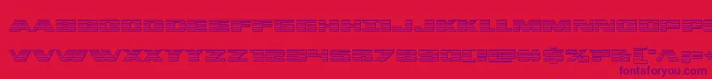 dassaultchrome Font – Purple Fonts on Red Background