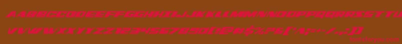 dassaultcondital Font – Red Fonts on Brown Background