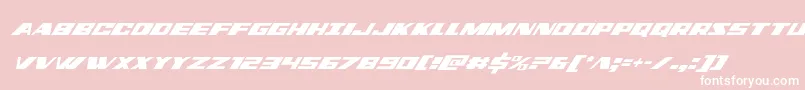 dassaultcondital Font – White Fonts on Pink Background