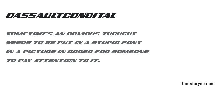 Dassaultcondital (124540) Font