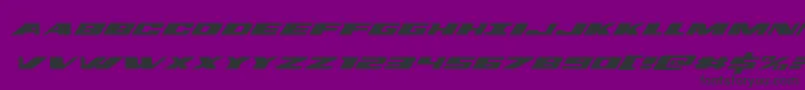 dassaultexpandital Font – Black Fonts on Purple Background